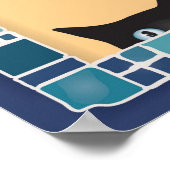 Der Sneak... Mauer Poster (Ecke)