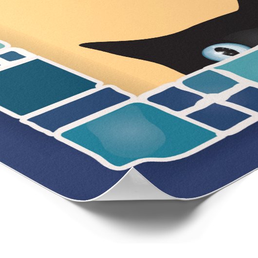 Der Sneak... Mauer Poster (Ecke)