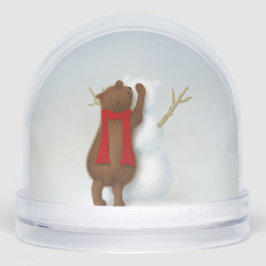 Der Snowbear Niedlich Baby Bear Winter Schneekugeln