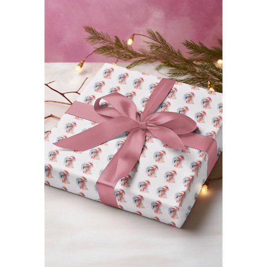 Der Snowbird Flamingo Geschenkpapier
