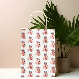 Der Snowbird Flamingo Große Geschenktüte