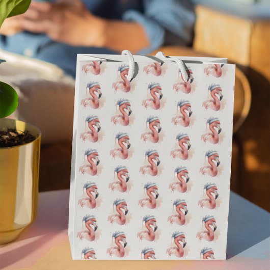 Der Snowbird Flamingo Große Geschenktüte