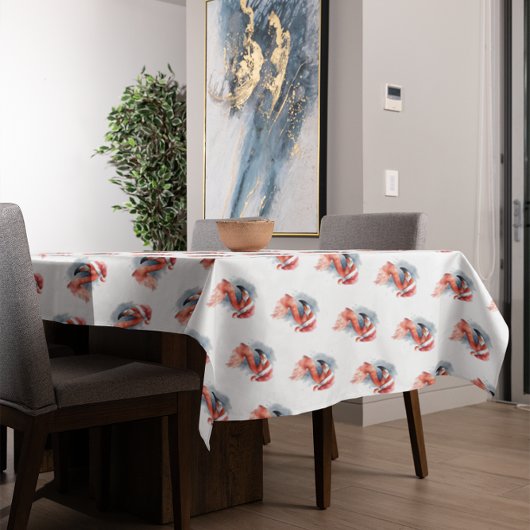 Der Snowbird Flamingo Tischdecke