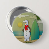 Der Snowman-Button im Sommer Button (Vorne & Hinten)