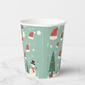 Der Snowman Paper Cup ist perfekt für einen Urlaub Pappbecher (Rechts)