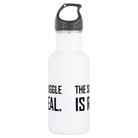 Der Snuggle ist wirklich Edelstahlflasche (Vorderseite)