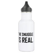 Der Snuggle ist wirklich Edelstahlflasche (Rechts)