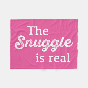 Der Snuggle ist wirkliches rosa lustiges Fleecedecke