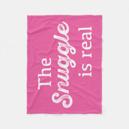 Der Snuggle ist wirkliches rosa lustiges Fleecedecke