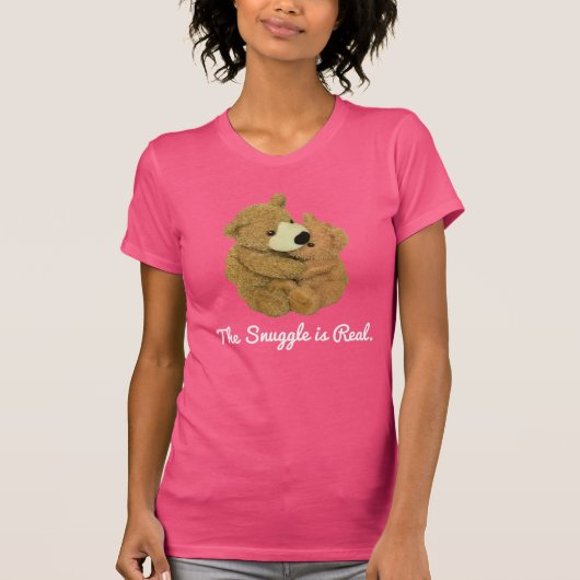 Der Snuggle ist wirkliches T-Stück T-Shirt (Vorderseite)