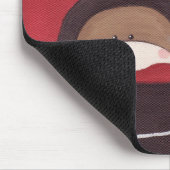 Der Socken-Affe Ninja Mousepad (Ecke)