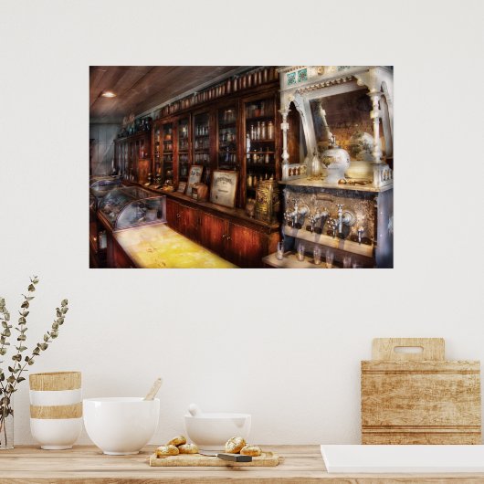 Der Sodabrunnen vor Ort Poster (Küche)