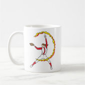 Der Softball-Krug der Frauen Kaffeetasse (Links)