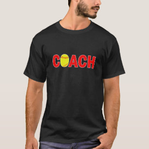 Der Softball-Trainer-T - Shirt der Männer