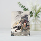 Der Sohn der Witwe: Die Welt reitet auf dem Schwar Postkarte (Stehend Vorderseite)