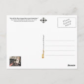 Der Sohn der Witwe: Die Welt reitet auf dem Schwar Postkarte (Rückseite)