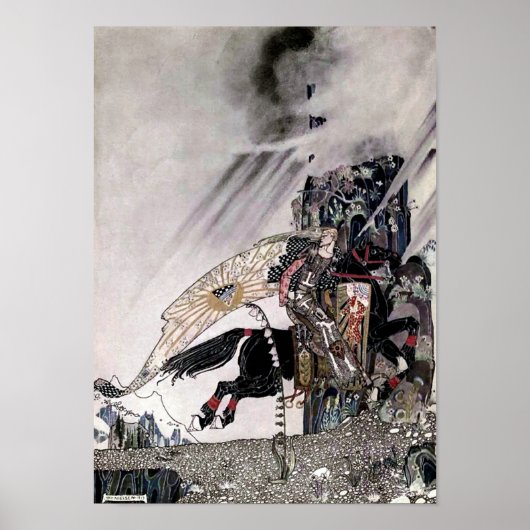 Der Sohn der Witwe von Kay Nielsen Print Poster (Vorne)