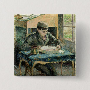 Der Sohn des Künstlers, 1893 (Öl auf Leinwand) Button