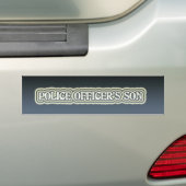 Der Sohn des Polizeibeamten Autoaufkleber (Auf Auto)