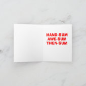 Der Sohn des Vaters auf dem Rechtsweg Karte (Innenseite)