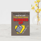 Der Sohn des Vaters auf dem Rechtsweg Karte (Gelbe Blume)