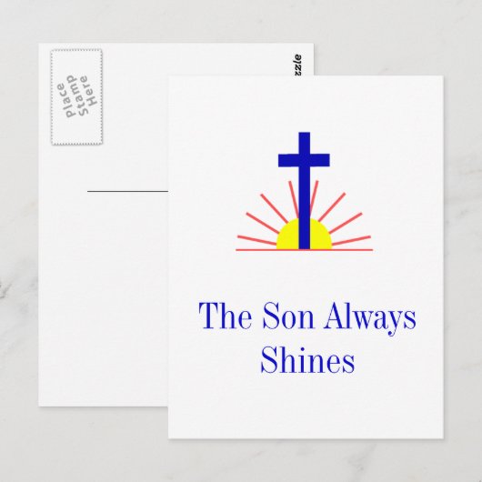 Der Sohn scheut immer Postkarte (Vorne/Hinten)