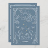 Der Sohn | Tarot Baby Dusche Einladung (Vorne/Hinten)
