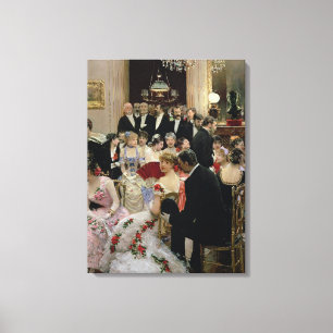 Der Soiree, c.1880 Leinwanddruck