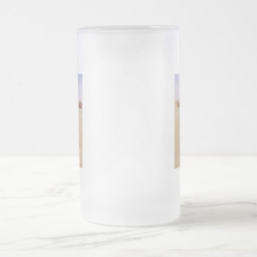 Der Soldat durch Frederic Remington Mattglas Bierglas (Mittel)