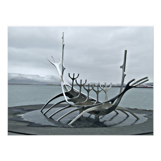 Der Solfar oder die Sun Voyager Fotodruck (Vorne)