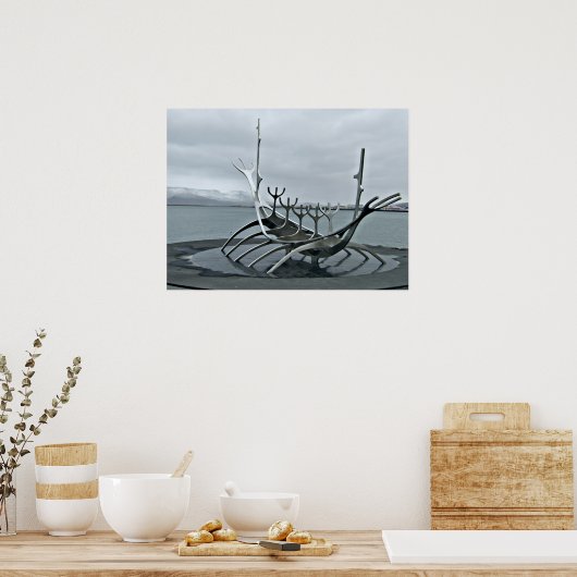 Der Solfar oder die Sun Voyager Poster (Küche)