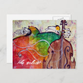 der Solistin Postkarte (Vorne/Hinten)