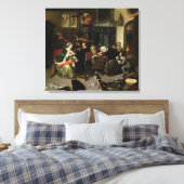Der Solutionshaus von 1668 Leinwanddruck (Insitu (Schlafzimmer))