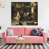Der Solutionshaus von 1668 Leinwanddruck (Insitu (Wohnzimmer))