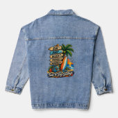 Der Sommer Abschied Jeansjacke (Rückseite)