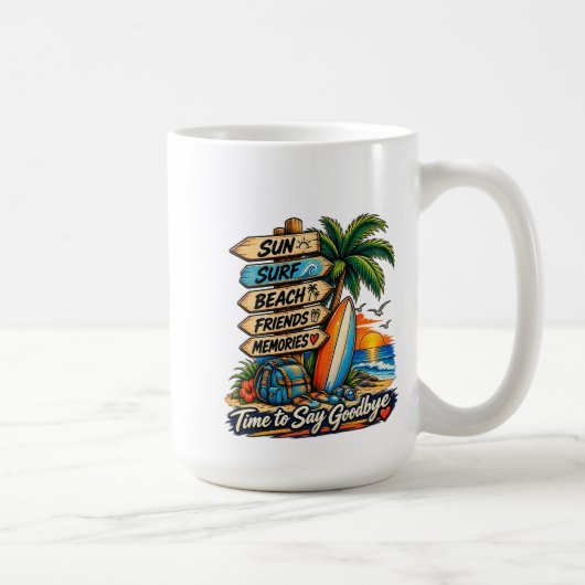 Der Sommer Abschied Kaffeetasse (Rechts)
