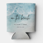 Der Sommer am Strand liebt Hochzeiten Dosenkühler (Vorderseite)