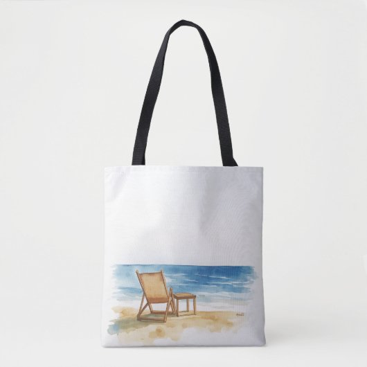 Der Sommer am Strand Tasche (Vorderseite)