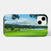 Der Sommer auf dem Golfplatz iPhone Hülle (Rückseite (Horizontal))
