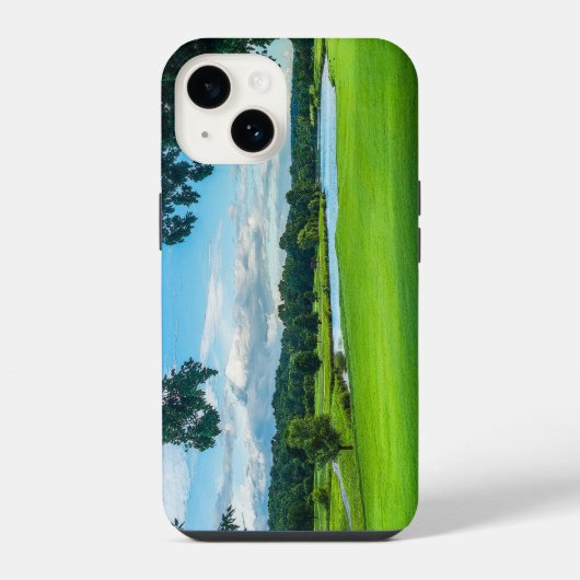 Der Sommer auf dem Golfplatz iPhone Hülle (Rückseite)
