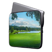 Der Sommer auf dem Golfplatz Laptopschutzhülle (Vorderseite Links)