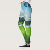 Der Sommer auf dem Golfplatz Leggings (Links)