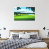 Der Sommer auf dem Golfplatz Leinwanddruck (Insitu (Schlafzimmer))