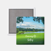 Der Sommer auf dem Golfplatz Magnet (Vorderseite/Rückseite)