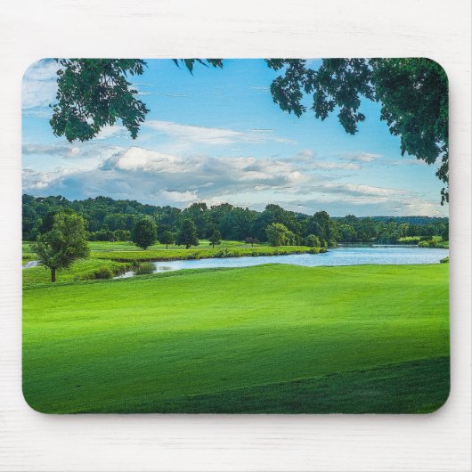 Der Sommer auf dem Golfplatz Mousepad (Vorne)