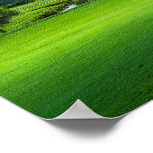 Der Sommer auf dem Golfplatz Poster (Ecke)