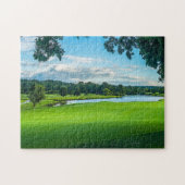 Der Sommer auf dem Golfplatz Puzzle (Horizontal)