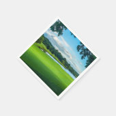 Der Sommer auf dem Golfplatz Serviette (Ecke)