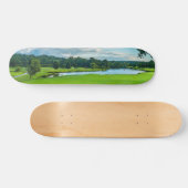 Der Sommer auf dem Golfplatz Skateboard (Horizontal)