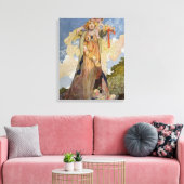 Der Sommer aus der Saison Leinwanddruck (Insitu (Wohnzimmer))